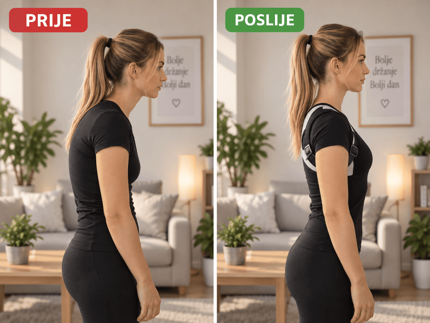 Brace Plus korektor držanja – unisex, univerzalna veličina 4