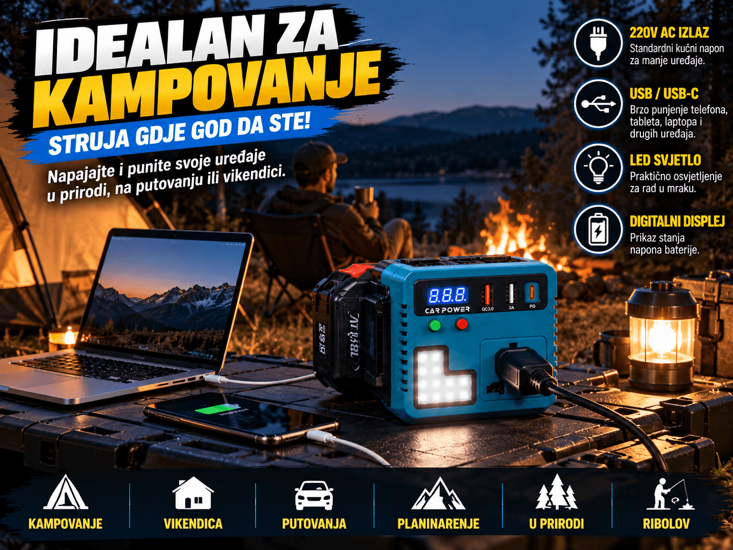 Prenosni Aku Inverter 5