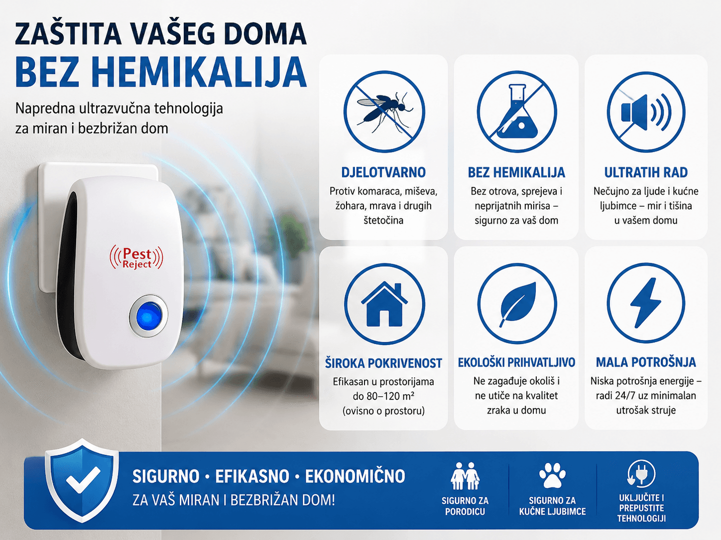 Električni rastjerivač komaraca 2