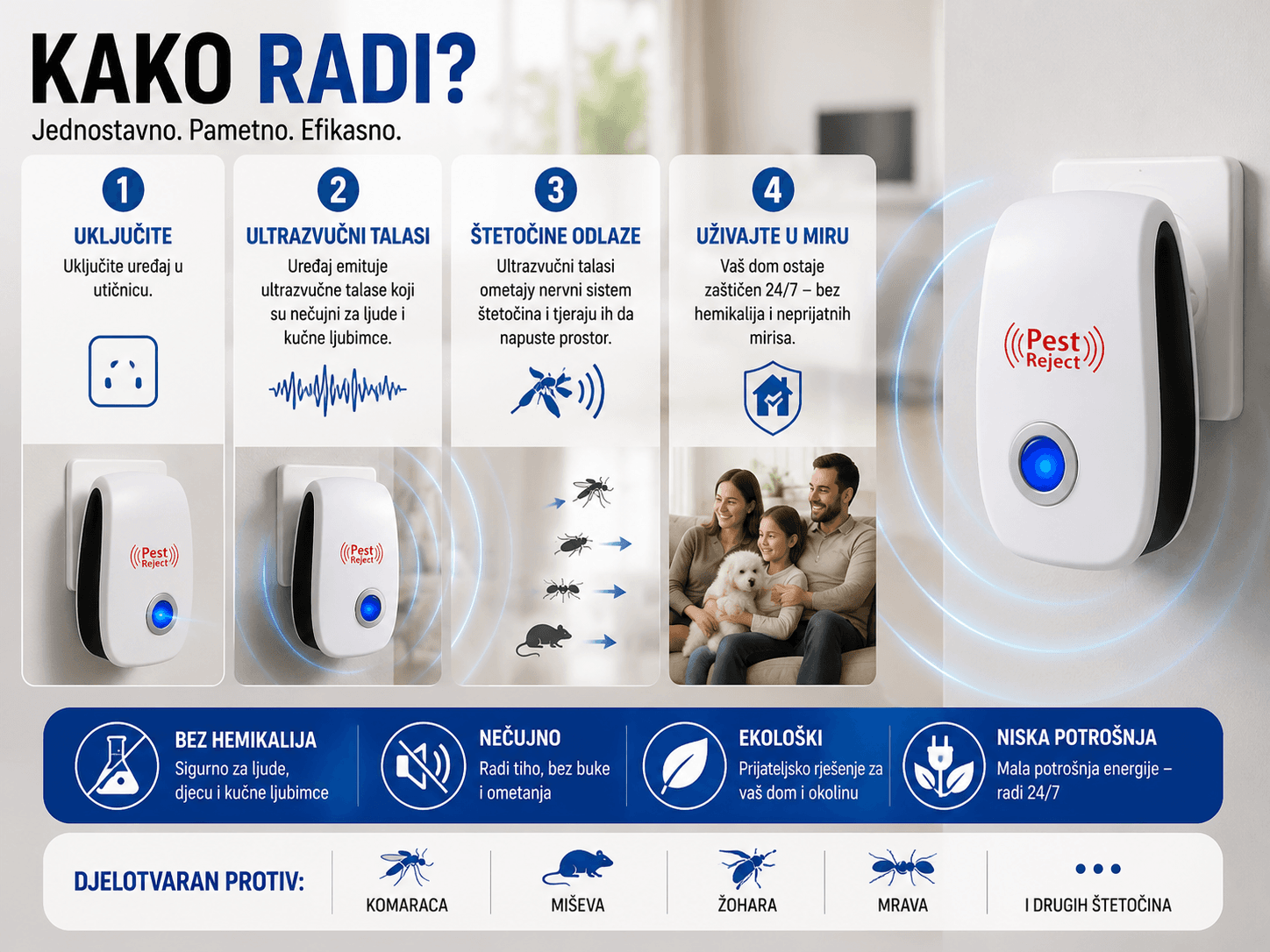 Električni rastjerivač komaraca 3
