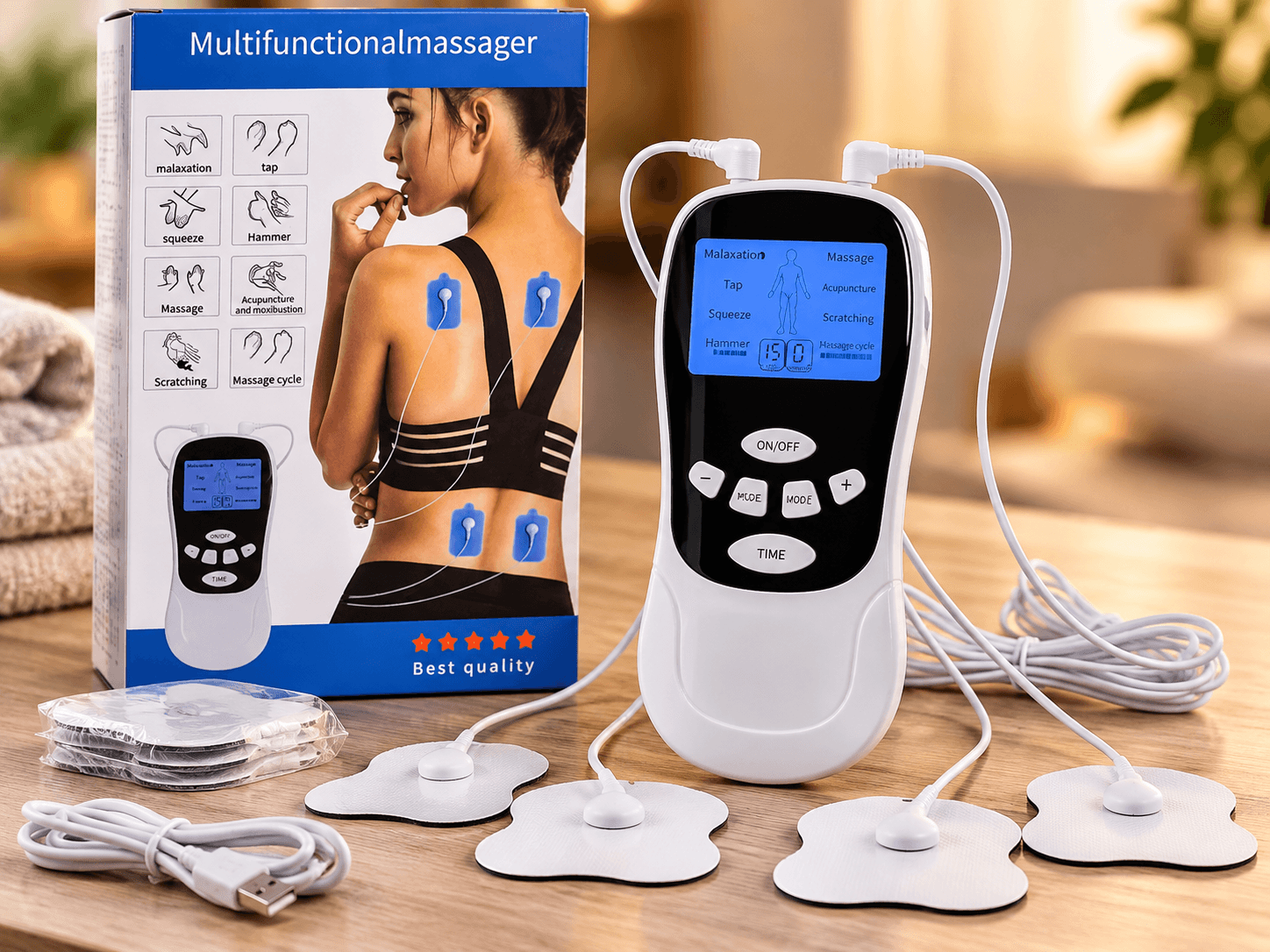 RelaxPulse 8 – Elektro-Masažer