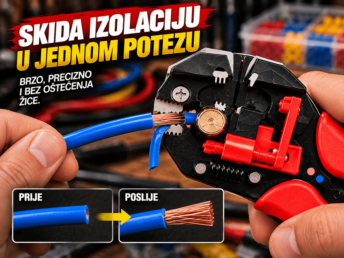 3-u-1 Automatska kliješta za žice 3