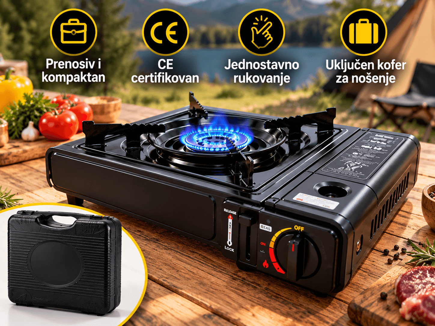 Prenosivi Plinski Rešo 2