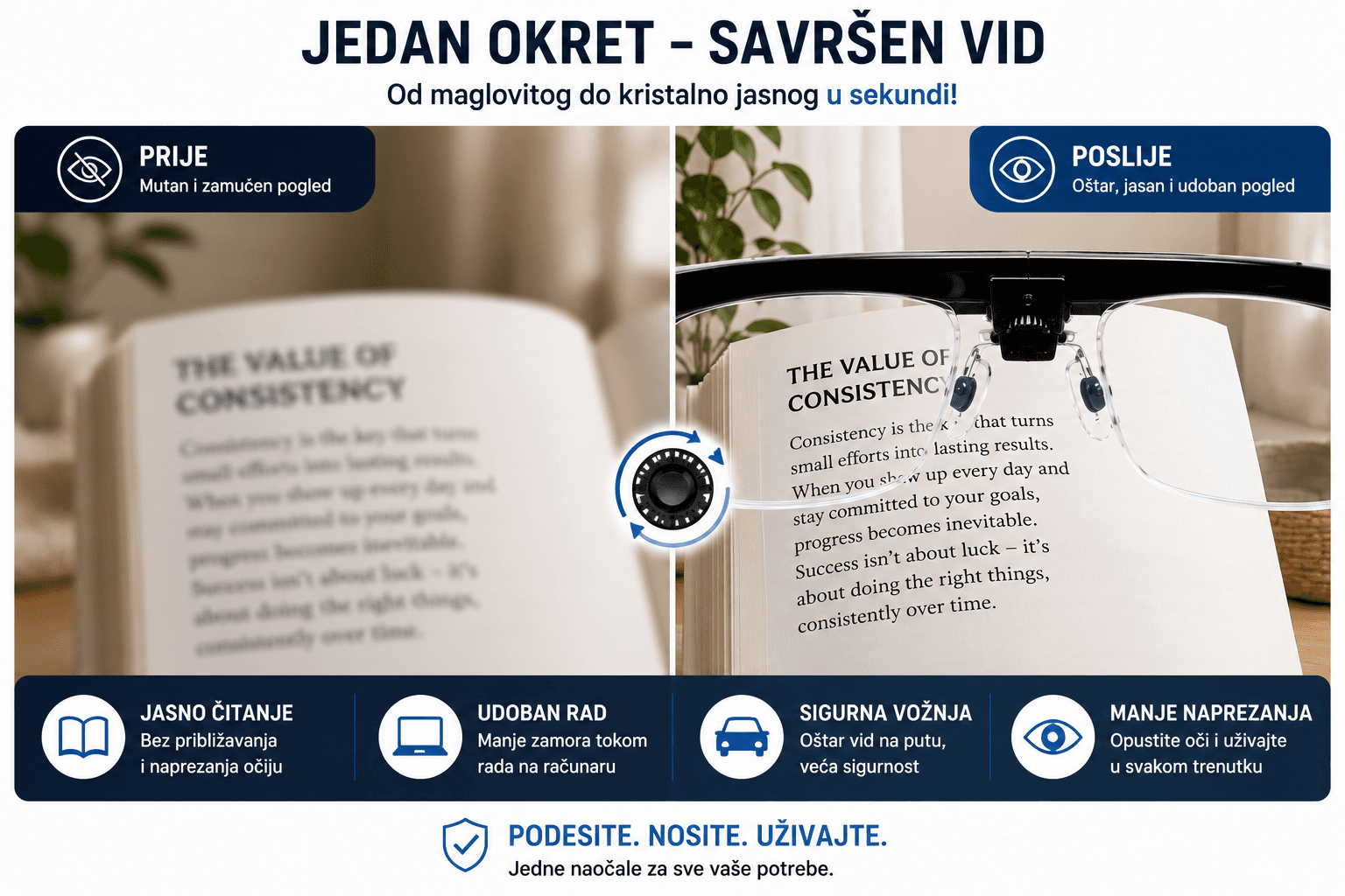 Podesive dioptrijske naočale 4