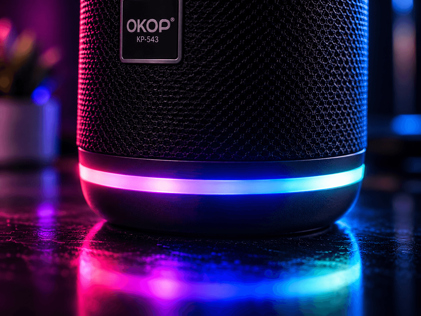 OKOP KP-543 – bežični Bluetooth zvučnik sa RGB LED svjetlom 4