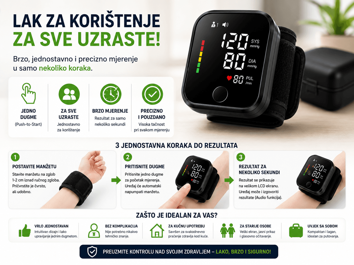 Digitalni Tlakomjer za Pritisak 3
