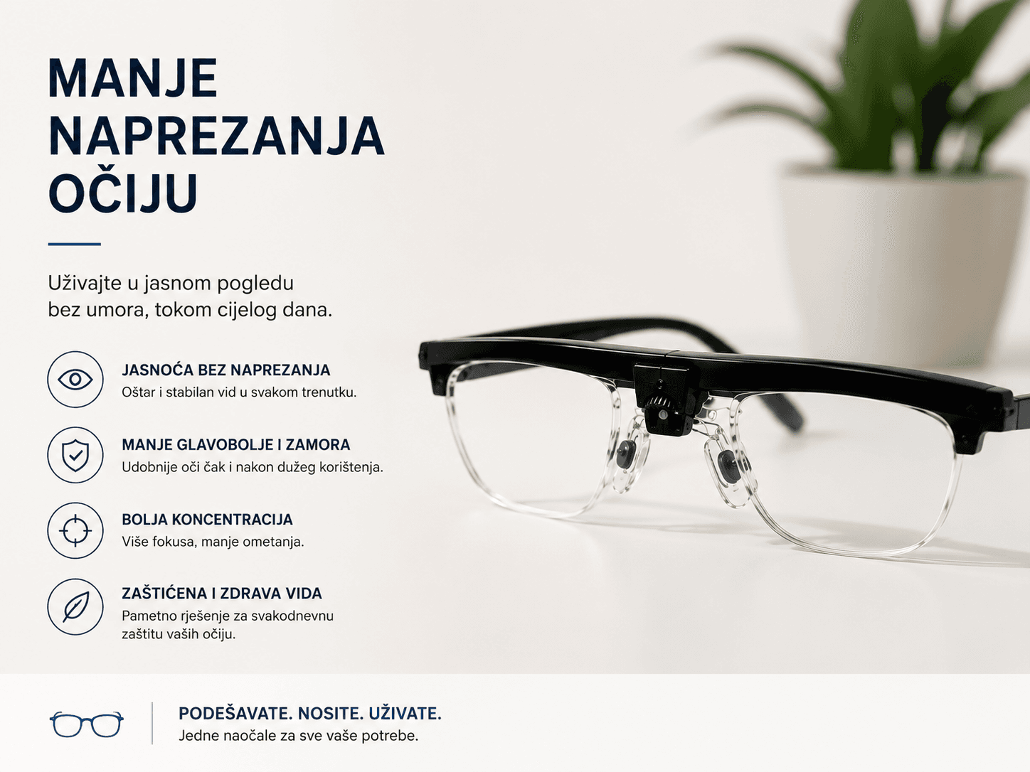 Podesive Dioptrijske Naočale