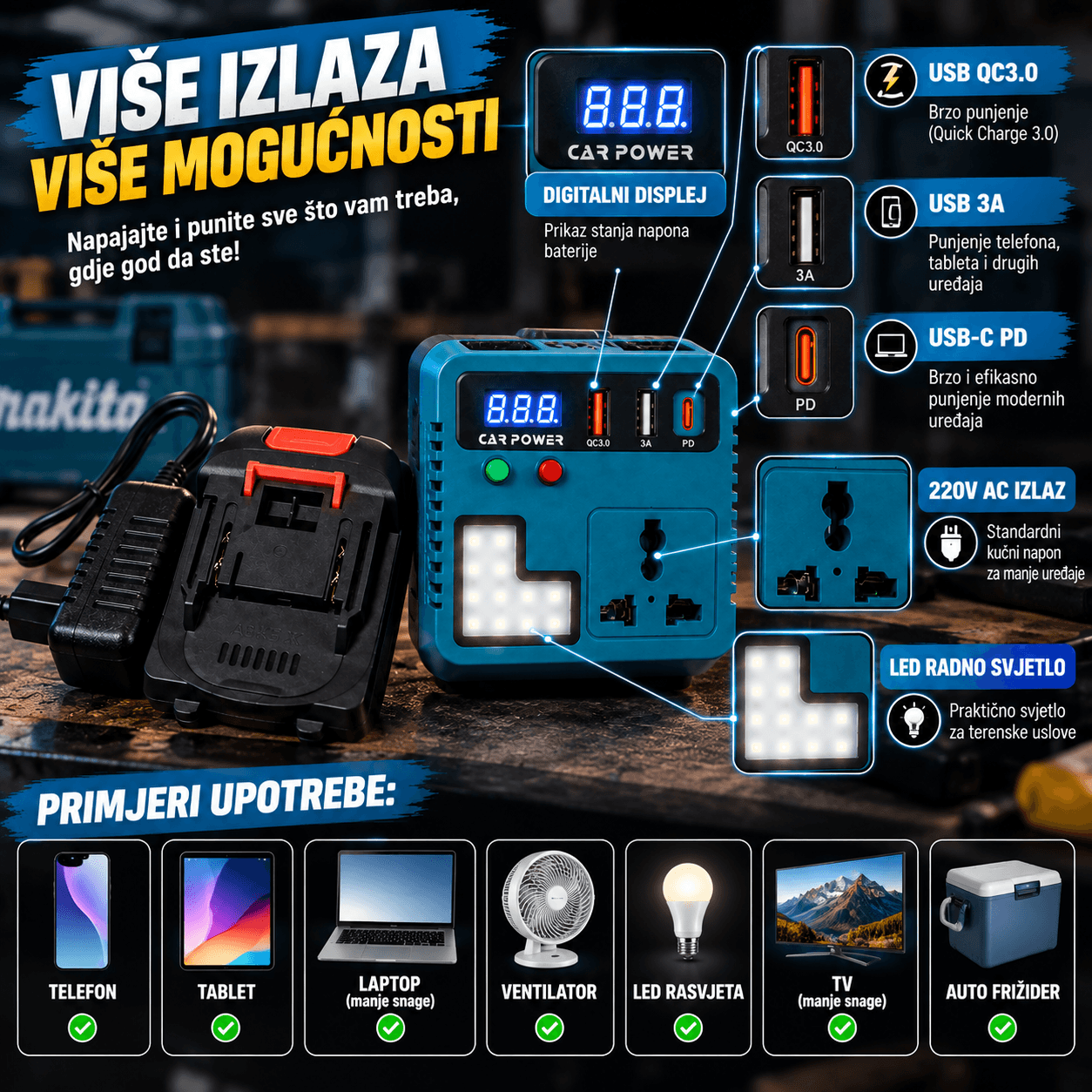 Prenosni Aku Inverter 2