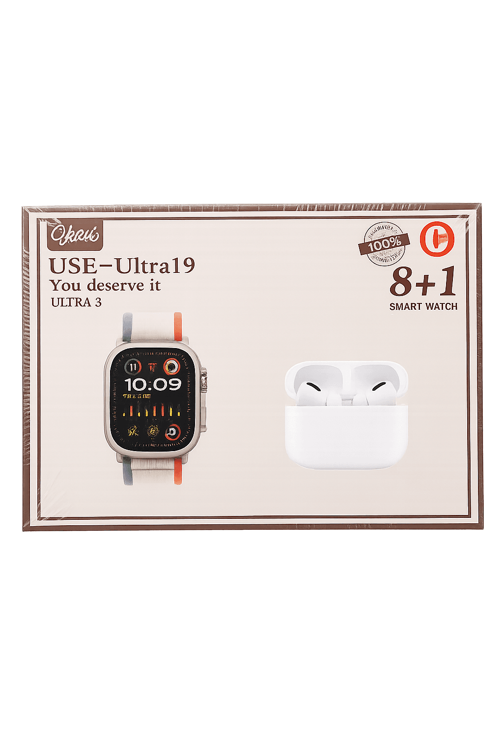 USE Ultra 19 Pametni Sat + Slušalice