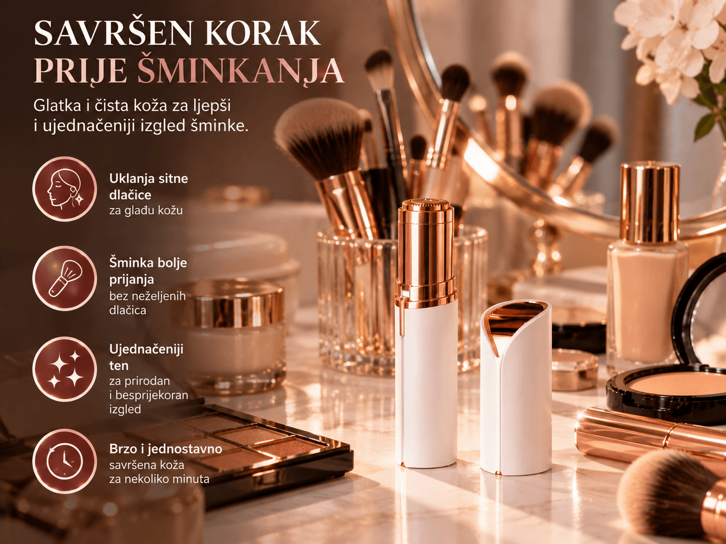 🌸 Pogodan za svakodnevnu beauty rutinu