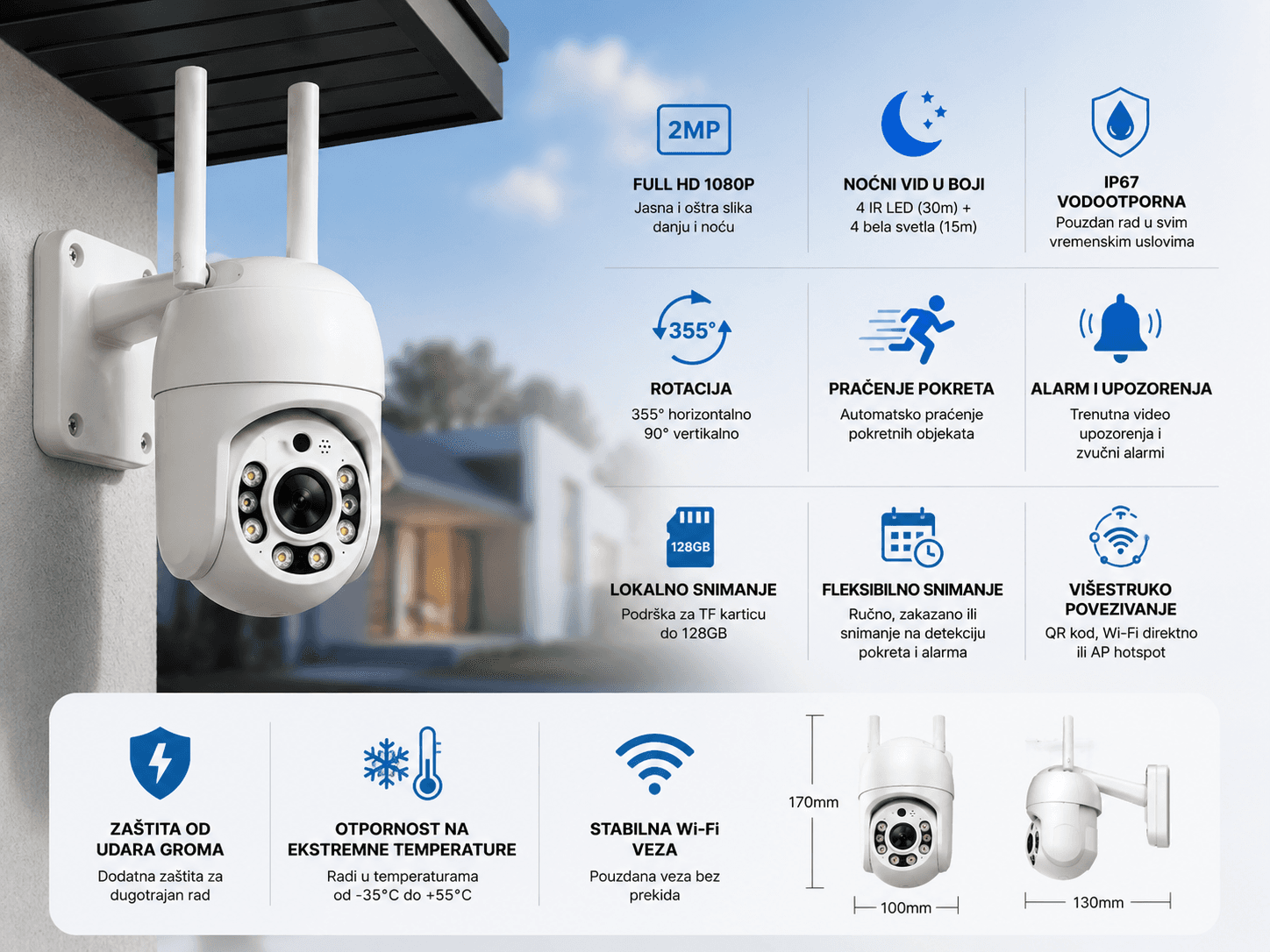 YCC365 Plus WiFi kamera model A6 2